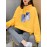 Women's Hoodie Long Sleeve Comic Print Fleece Thicken Pocket Hoodie