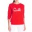 Women's Sweatshirt Letter Pattern Crown Pattern Round Neck Sweatshirt