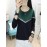 Women's Sweatshirt Color Block Patchwork Long Sleeve Sweatshirt
