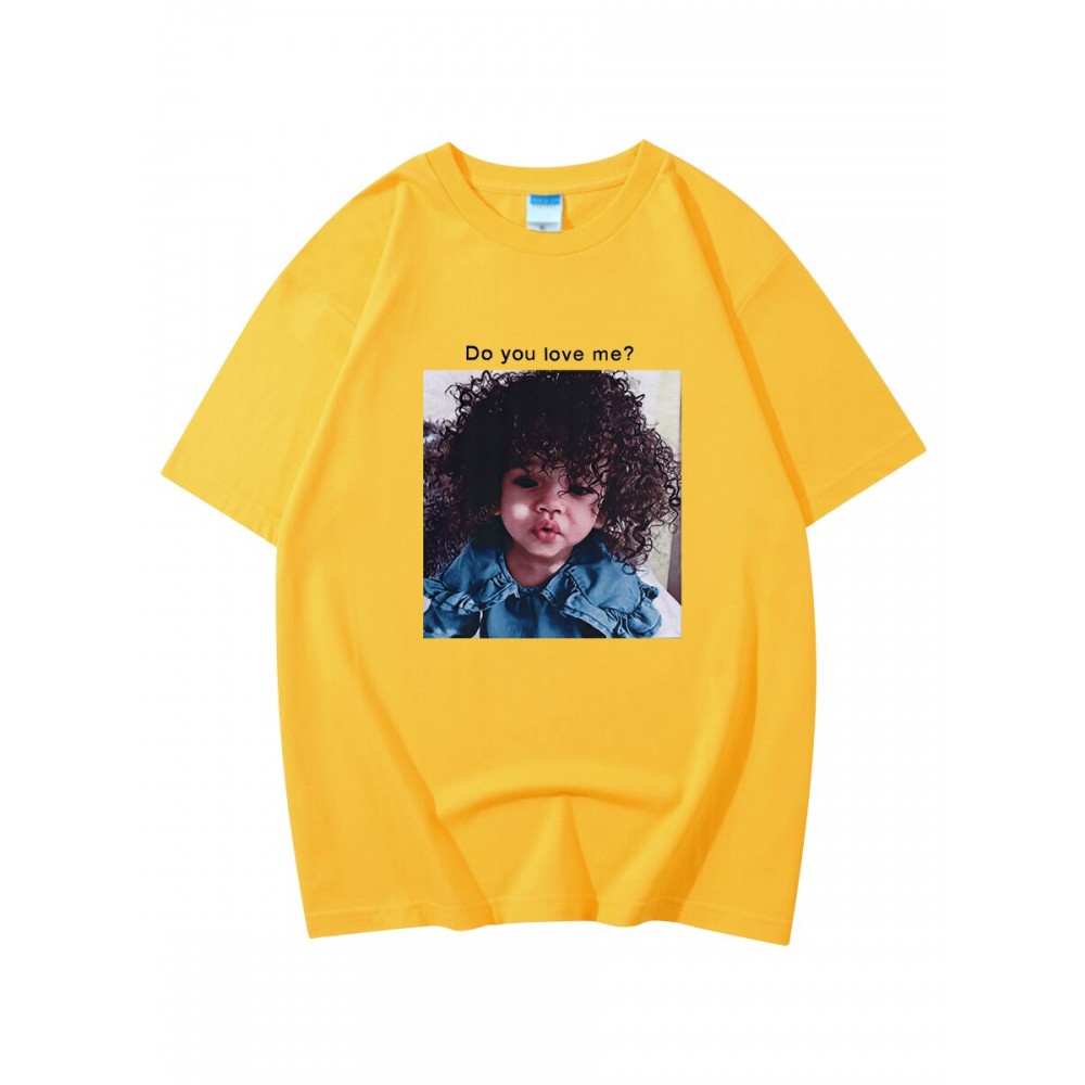 Women's Tee Creative Loose Soft Top