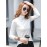 Women's Tee Turtleneck Solid Color Long Sleeve Slim Fit Top