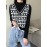 Women's Sweater Sleeveless V Neck Color Block Knitted Vest