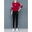 Women's 2 Pieces Sets O Neck Long Sleeve Sweatshirt Striped Casual Pants Set