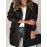Women's Blazer Solid Color Long Sleeve Open Front Leisure Coat