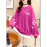Women's Sweatshirt Letter Pattern Long Sleeve Loose Sweatshirt