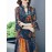 Women's A Line Dress Floral Print Flare Sleeve V Neck Beaded Boho Style Mini Dress