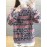 Women's Sweatshirt Letters Pattern One Piece Layer Look Loose Sweatshirt