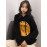 Women's Hoodie Fashion Long Sleeve Letter Print Loose Hoodie