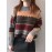 Women's Sweater Round Neck Long Sleeve Geometric Pattern Pullover