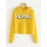 Women's Hoodie Letter Print Long Sleeve Casual Cropped Hoodie