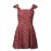 Women's Aline Dress Fashion Waist Elegant Slim Fit Temperament Short Sleeve Step Straight Floral Printed Dress