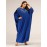 Women's Kaftan Dress Batwing Sleeve Tassel Decorated Loose Dress