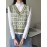 Women's Sweater Sleeveless V Neck Color Block Knitted Vest