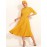 Women's Kaftan Dress O Neck Solid Color High Elasticity Dress