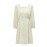 Women's A-Line Dress Floral Pattern Square Collar Long Sleeve Mini Dress