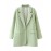 Women's Blazer Button Solid Color Long Sleeve Coat