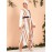 Women's Kaftan Dress Elegant Fashion Slim Fit Patchwork Dress