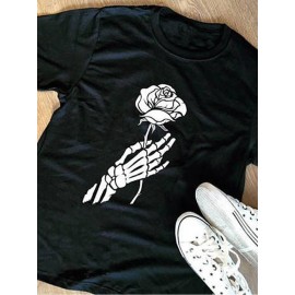 Women's T Shirt Fashion Short Sleeve O Neck Casual Top