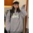 Women's Hoodie Fleece Thicken Loose Cartoon Print Casual Hoodie