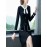 Women's A Line Dress Patchwork Long Sleeve Pockets Knitted Mini Dress