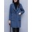 Women's Blend Solid Color Fashion Button Outerwear