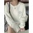 Women's Sweatshirt Letter Print Cartoon Pattern Long Sleeve Loose Sweatshirt