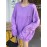 Women's Sweatshirt Letter Print Cartoon Pattern Long Sleeve Loose Sweatshirt