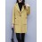 Women's Blend Solid Color Fashion Button Outerwear