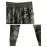 Women's 2 Pieces Set Words Print O Neck Top Mid Waist Harem Pants Set