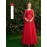Women's Evening Dress Elegant Solid Color Banquet A-Line Dress
