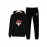 Women's 2 Pcs Set Fashion Thicken Hooded Long Sleeve Elastic Waist Pants Set