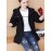 Women's Coat Solid Color Hooded Zipper Drawstring Waist Casual Outerwear