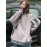 Women's Sweatshirt Long Sleeve Fleece Thicken Loose Leisure Sweatshirt