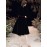Women's Evening Dress Pleuche V Neck Elegant A-Line Dress
