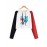 Women's Hoodie Color Block Patchwork Long Sleeve Letter Print Hoodie