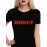 Women's T Shirt Letter Printed Short Sleeve O Neck Top