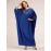 Women's Kaftan Dress Batwing Sleeve Tassel Decorated Loose Dress