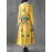 Women's A-Line Dress Long Sleeve Plant Pattern Casual Long Dress