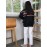 Women's Sweatshirt Letter Print Zipper Long Sleeve Oversize Sweatshirt