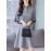 Women's A Line Dress Solid Color High Waist Turn Down Collar Dress