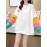 Women's Sweatshirt Color Block Letter Pattern Loose Trendy Sweatshirt
